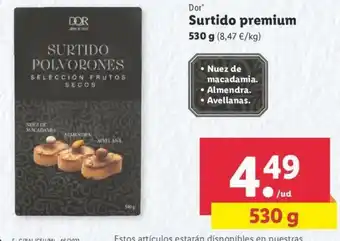 Lidl Dor Surtido premium 530g oferta