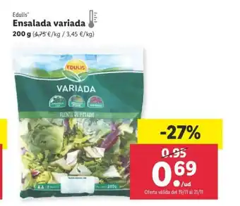 Lidl Ensalada variada 200g oferta