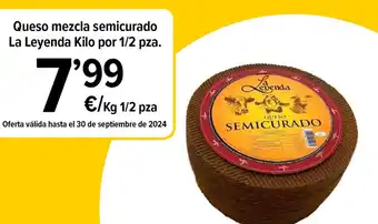 Cash Fresh LA LEYENDA Queso mezcla semicurado oferta