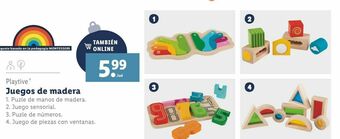 Lidl Juguetes de madera playtive oferta
