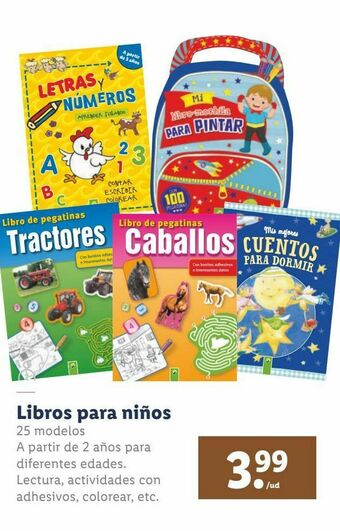 Lidl Libros infantiles oferta