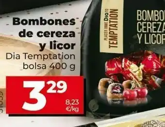 Dia Bombones de cereza y licor dia oferta