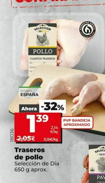 Dia Traseros de pollo oferta