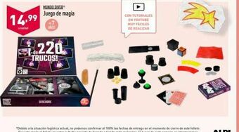 ALDI Juegos de magia oferta