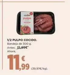 El Corte Inglés Pulpo oferta