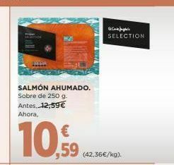 El Corte Inglés Salmón ahumado oferta