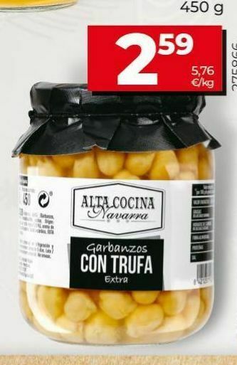 Dia Garbanzos alta cocina de navarra oferta