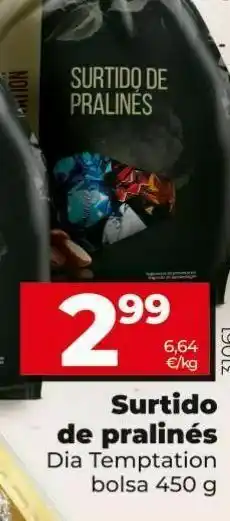 Dia Surtido de pralines dia temptation oferta