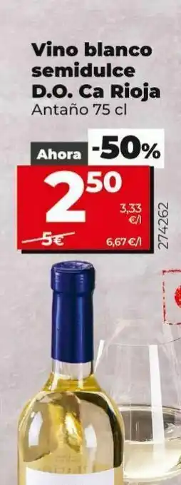 Dia Vino blanco antaño oferta