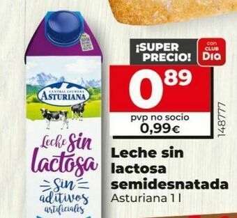 Dia Leche sin lactosa asturiana oferta