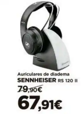 El Corte Inglés Auriculares de Diadema Sennheiser RS 120 II oferta