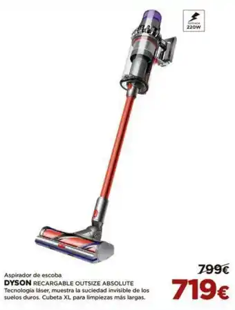 El Corte Inglés Aspirador De Escoba Dyson Recargable Outsize Absolute oferta
