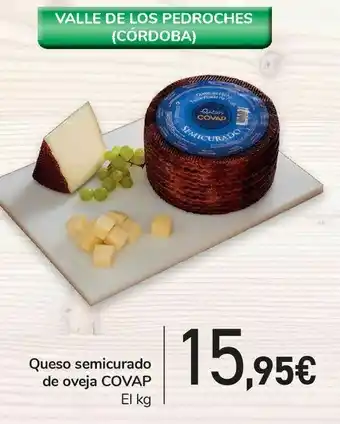 Covap Queso semicurado de oveja covap el kg oferta