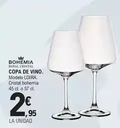 E.Leclerc Bohemia - copa de vino oferta