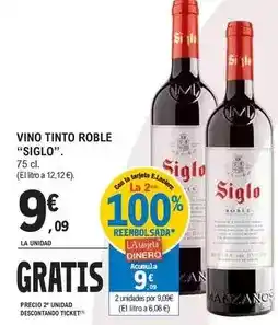 E.Leclerc Siglo - vino tinto roble oferta