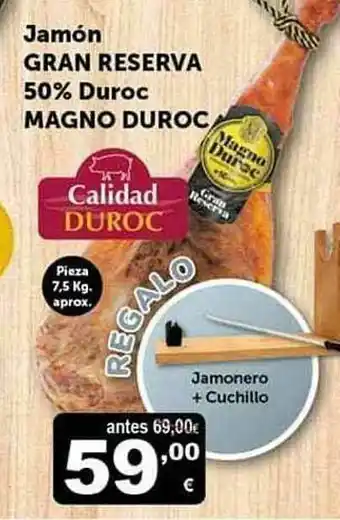 Masymas Jamón Gran Reserva 50% Duroc Magno Duroc oferta