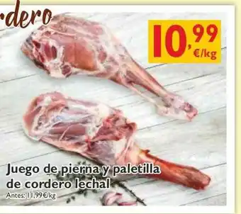 Cash Ecofamilia Juego De Pierna Y Paletilla De Cordero Lechal oferta