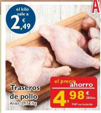 Cash Ecofamilia Traseros De Pollo oferta