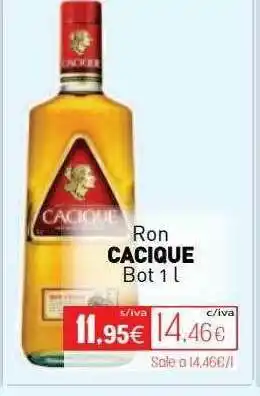Cuevas Cash Ron Cacique 1l oferta