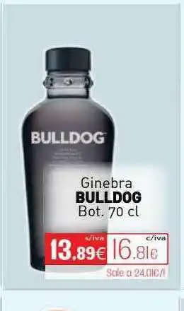 Cuevas Cash Ginebra Bulldog 70cl oferta