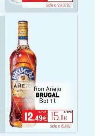 Cuevas Cash Ron Añejo Brugal 1l oferta