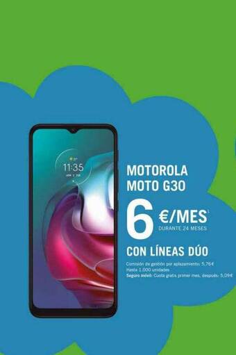 Yoigo Motorola Moto G30 oferta