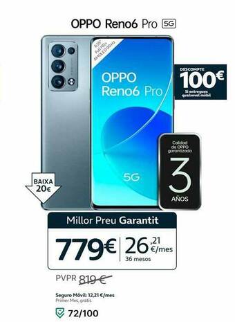 Movistar Oppo Reno6 Pro oferta