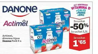 Sorli Actimel Divesos Tipus Danone oferta