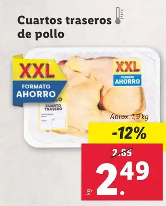 Lidl Cuartos Traseros De Pollo oferta