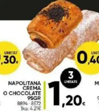 Family Cash Napolitana crema o chocolate oferta