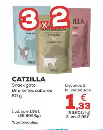 Kiwoko CATZILLA Snack gato oferta
