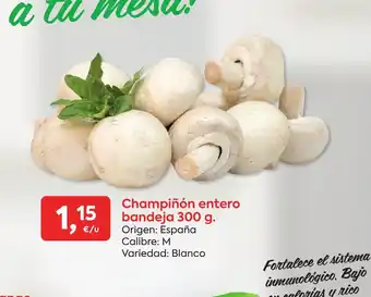 Suma Supermercados Champiñón entero bandeja oferta