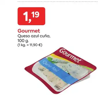 Suma Supermercados GOURMET Queso azul cuña oferta