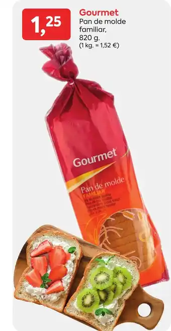 Suma Supermercados GOURMET Pan de molde familiar oferta