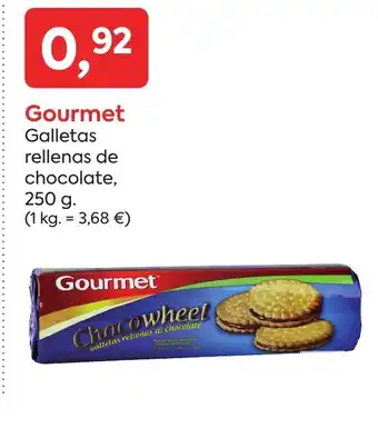 Suma Supermercados GOURMET Galletas rellenas de chocolate oferta