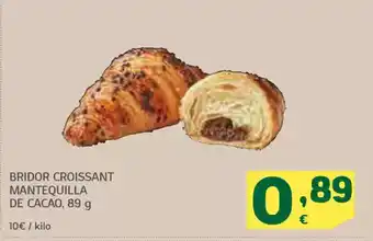 HiperDino Bridor croissant mantequilla de cacao oferta