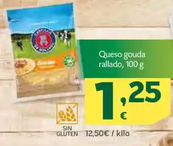 HiperDino Queso gouda rallado oferta