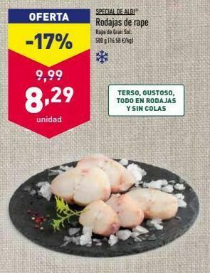 ALDI Rodajas de rape oferta