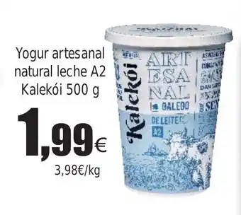 FROIZ Yogur artesanal natural leche A2 Kalekói oferta