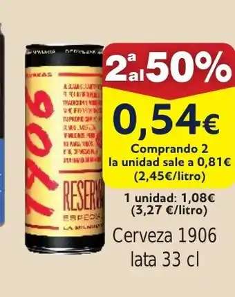 FROIZ Cerveza 1906 oferta