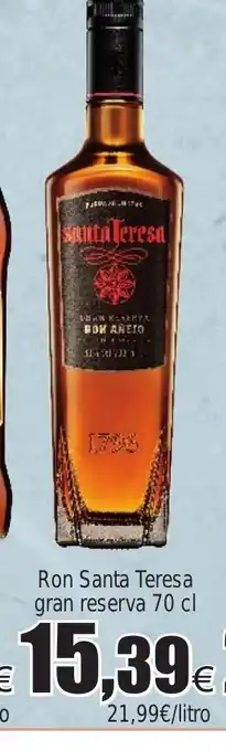 FROIZ Ron Santa Teresa gran reserva oferta