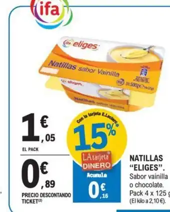 E.Leclerc ELIGES Natillas oferta