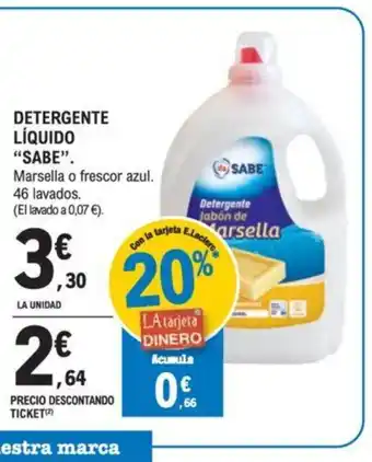 E.Leclerc SABE Detergente liquido oferta