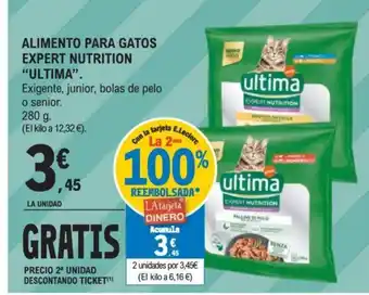 E.Leclerc ULTIMA Alimento para gatos expert nutrition oferta