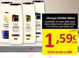 SPAR CROWE Champú oferta