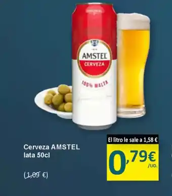 SPAR AMSTEL Cerveza oferta