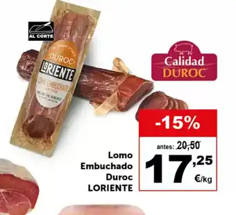 Masymas LORIENTE Lomo Embuchado Duroc oferta