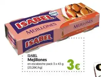 Hiper Usera ISABEL Mejillones oferta