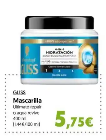 Hiper Usera GLISS Mascarilla oferta