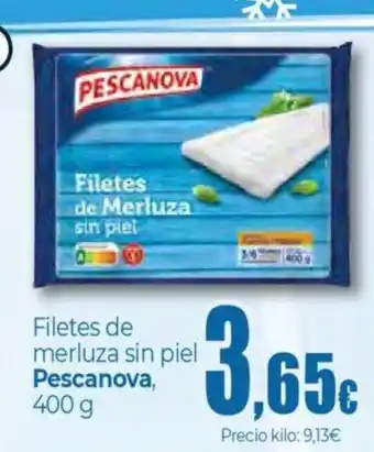 Unide Supermercados PESCANOVA Filetes de merluza sin piel oferta